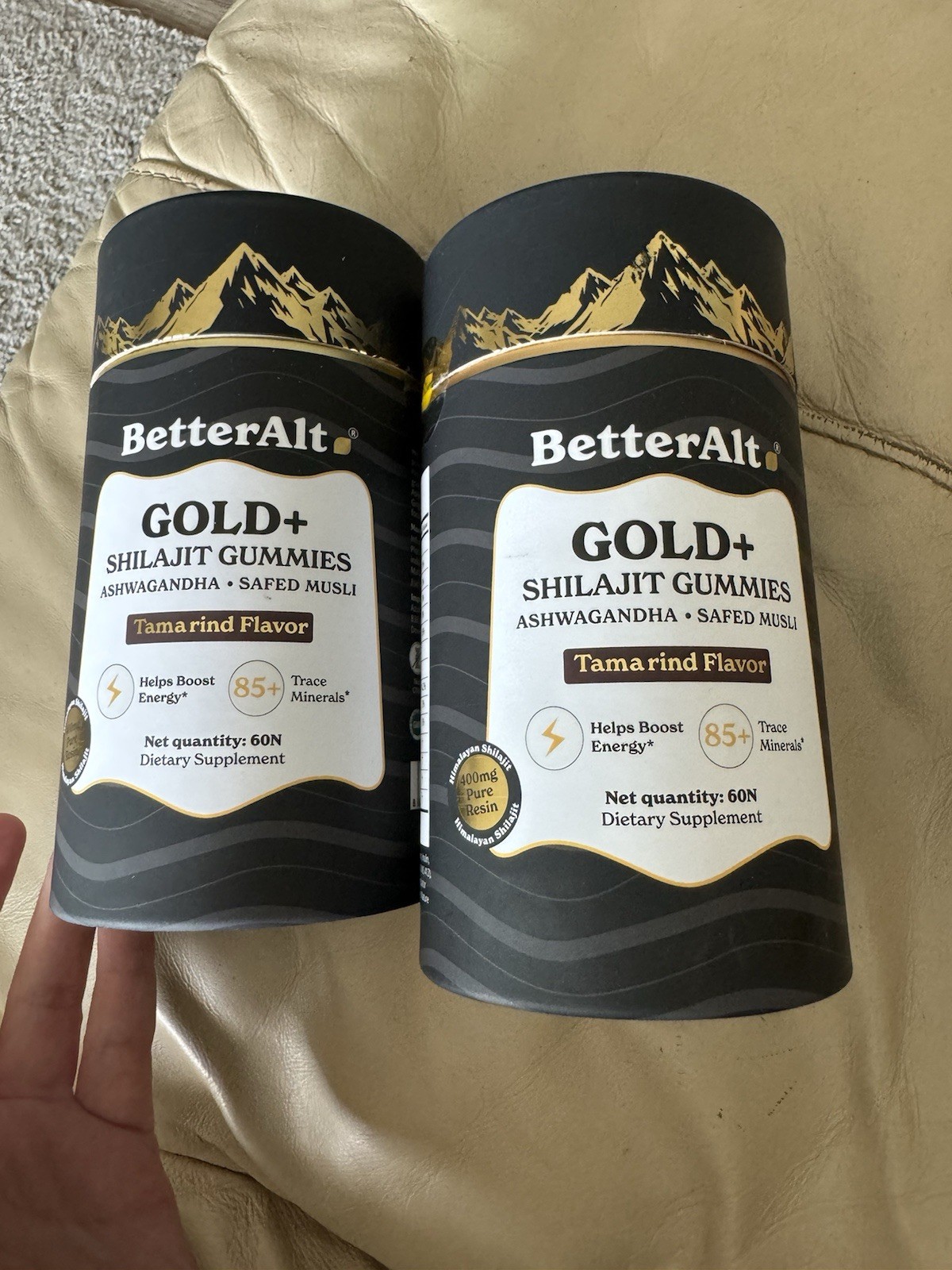 BetterAlt GOLD + Shilajit Gummies | with Ashwagandha, Safed Musli | Advanced