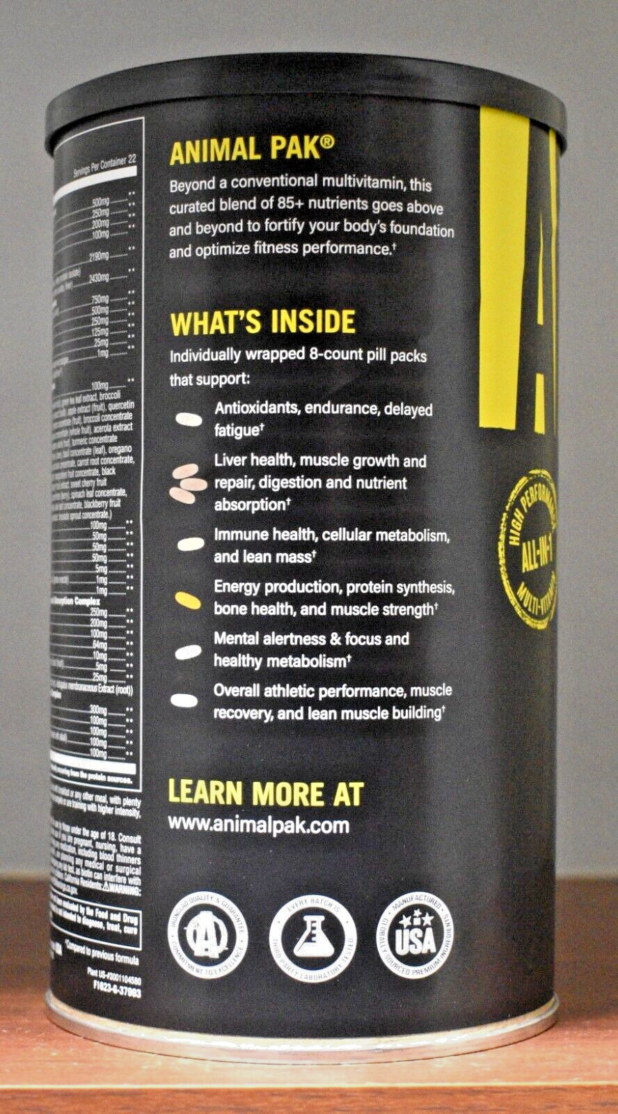 Universal Nutrition ANIMAL PAK 44 Packs Multi Mineral NEW IMPROVED FORMULA