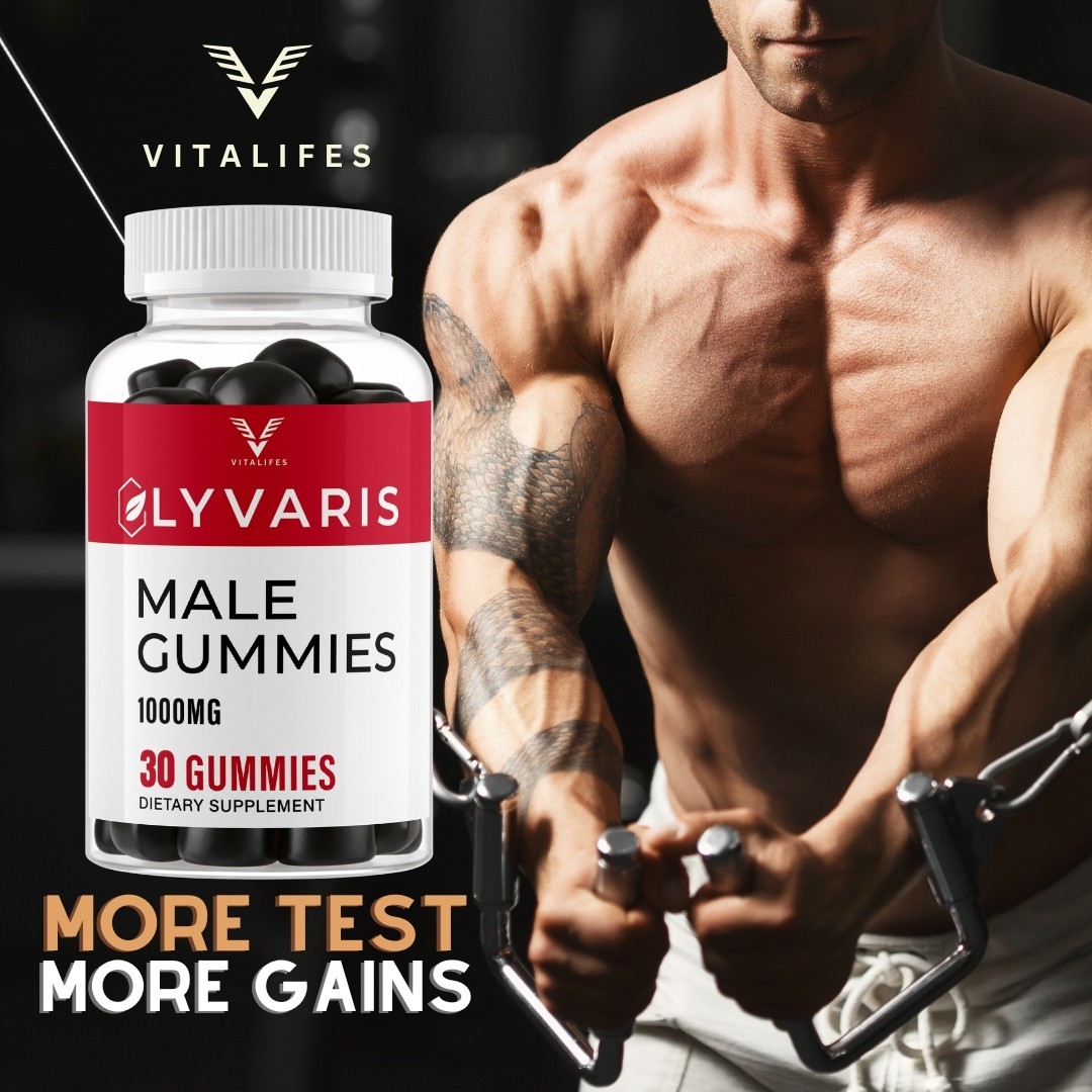 (1 Pack) Lyvaris Male ACV Gummy Male Health Support Formula Ly Varis 30 Gummies
