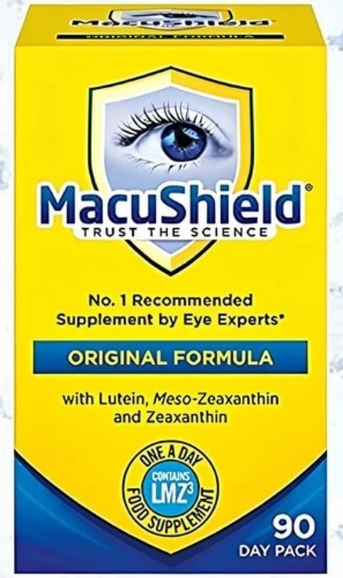 MacuShield Original+ Eye Supplement – 90 Capsules | New & Sealed | Exp 10/2027