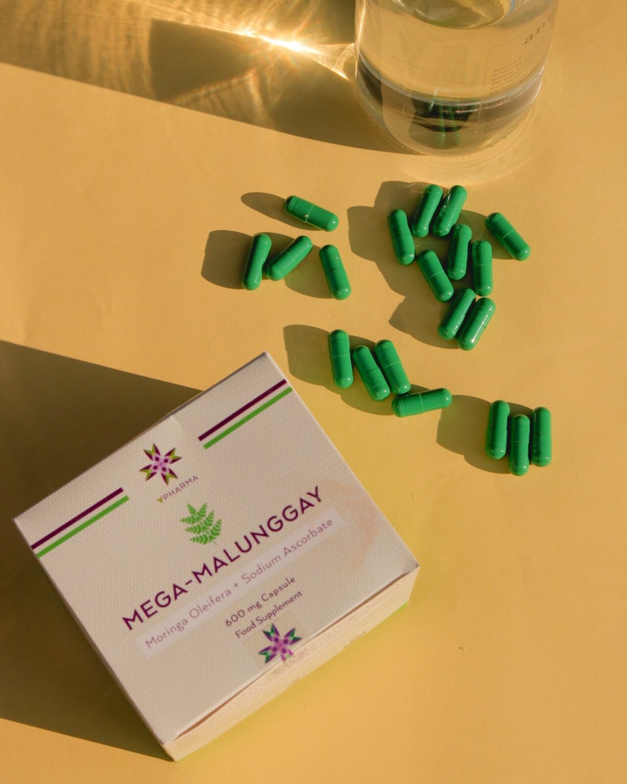 Mega Malunggay Supplement 100 Capsules (Moringa Oleifera Powder) by Vpharma