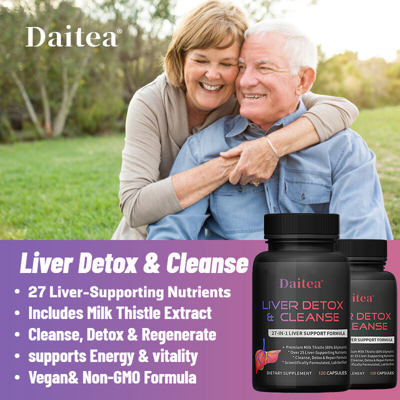 Liver Support, Cleanse, Detox and Repair Capsules with 27 Herbs