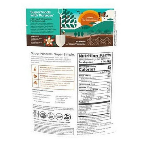 Organic Superfood Plus Sea Veggie Blend 4.2 oz.