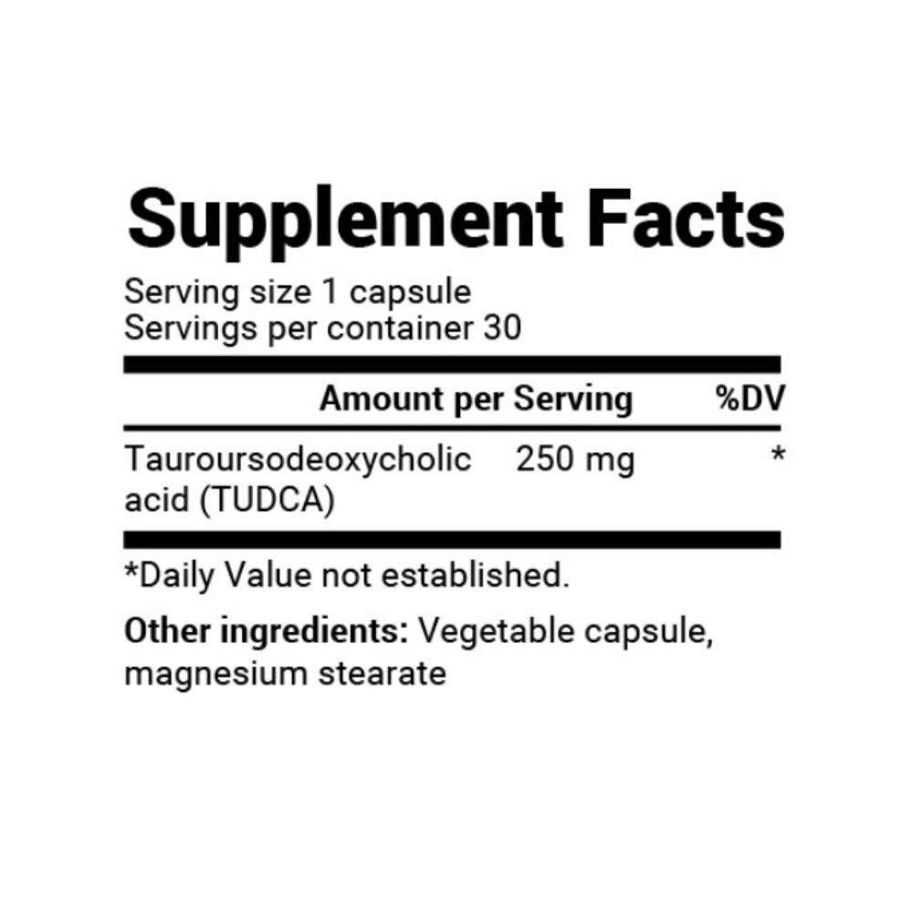 TUDCA 3 PACK – 250 mg of Tauroursodeoxycholic Acid supplement Digestive Support