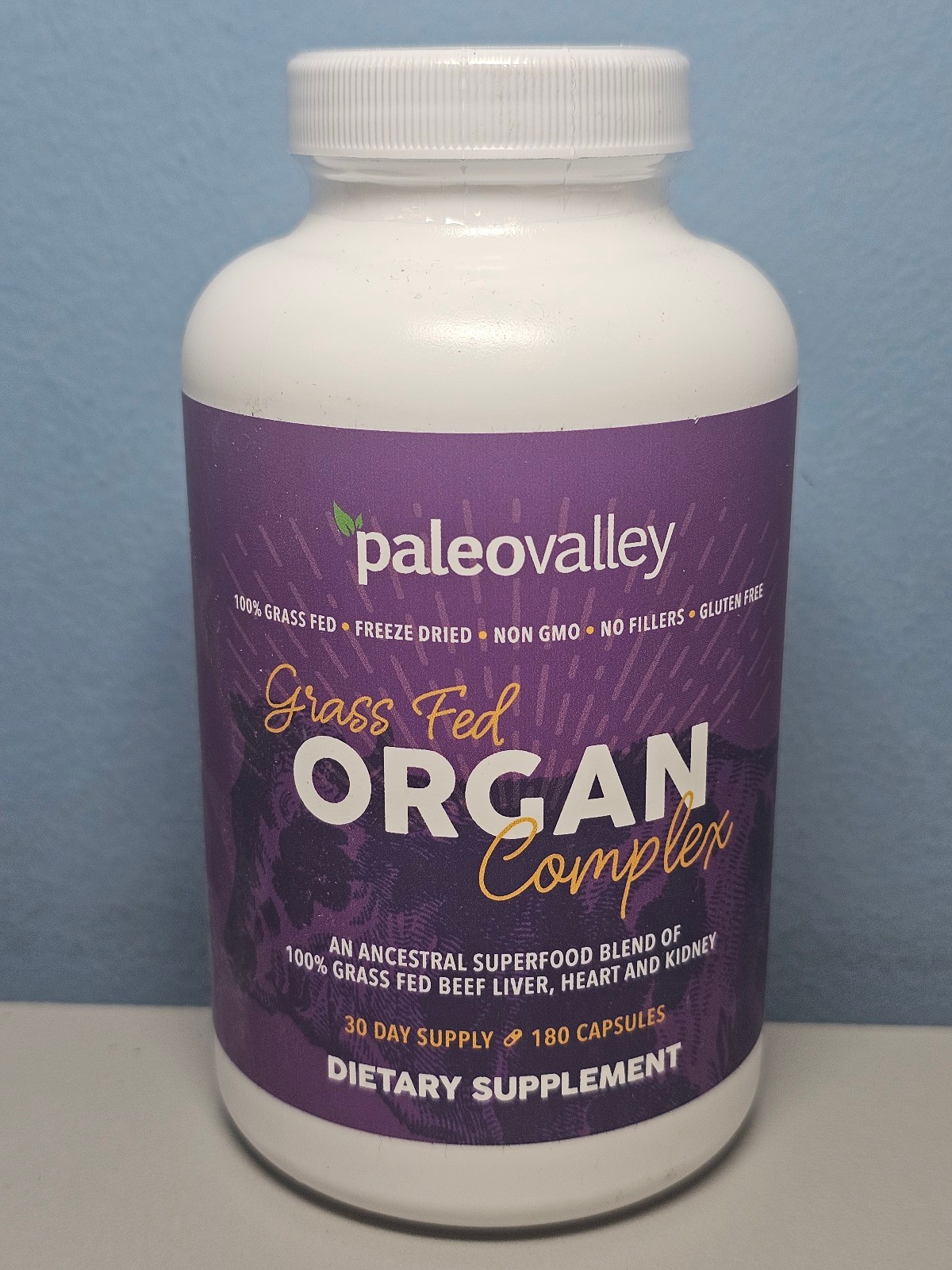 Paleo Valley Grass Fed Organ Complex – 180 caps – Exp 1/28 -New! Sealed!