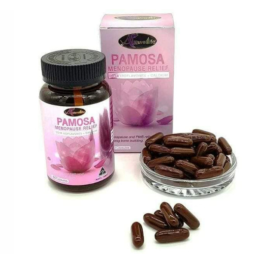 AuswellLife Pamosa Menopause Relief Supplement For Women Balance 30 Capsules