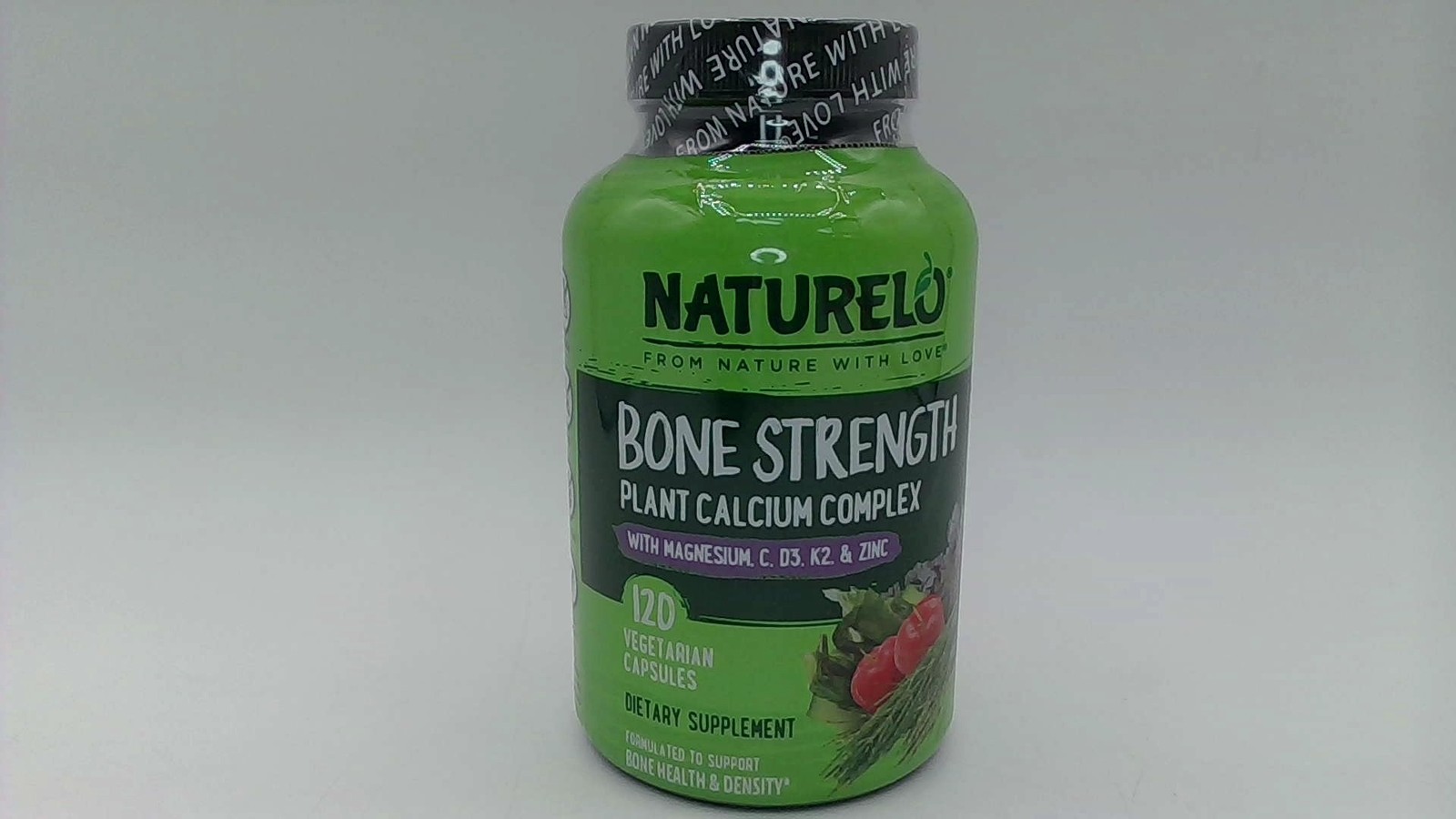 Calcium Supplement Vitamin C D3 K2 Magnesium Zinc Bone Strength NATURELO