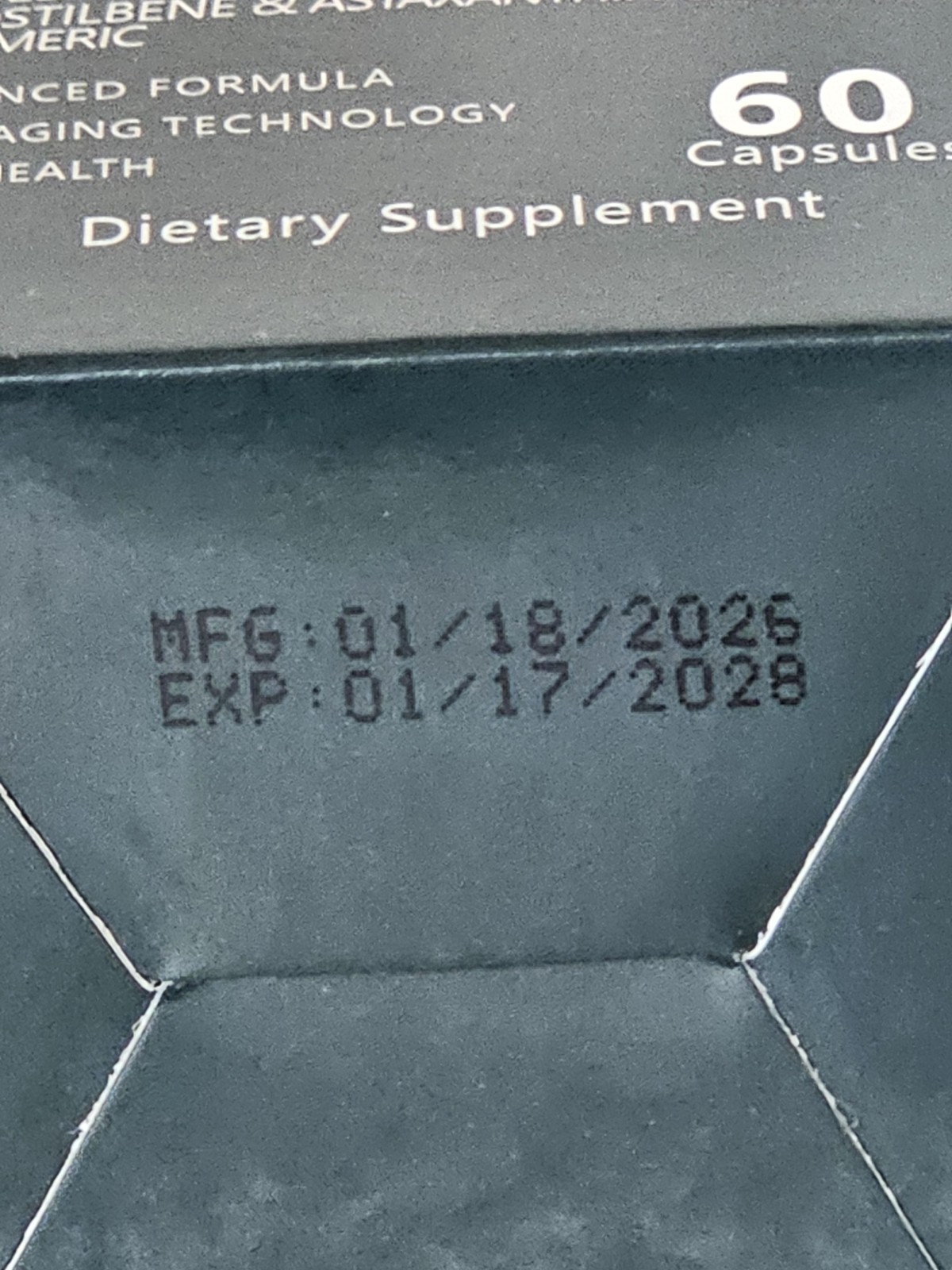 NAD+ MNM Alternative with Resveratrol, Nicotinamide Riboside, Quercetin, 60 Caps