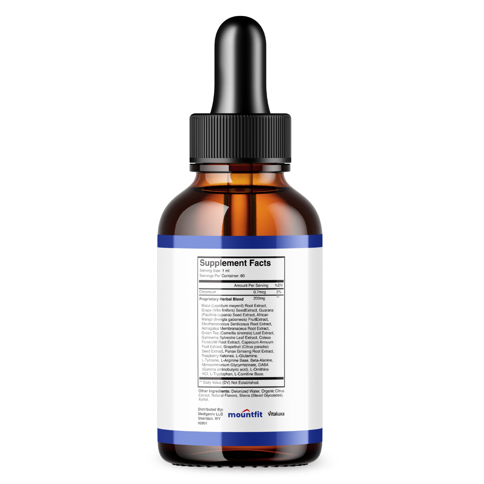 (3 Pack) Mounfit Weight Loss Drops for Burning Excess Fat Boosting Energy (6 oz)