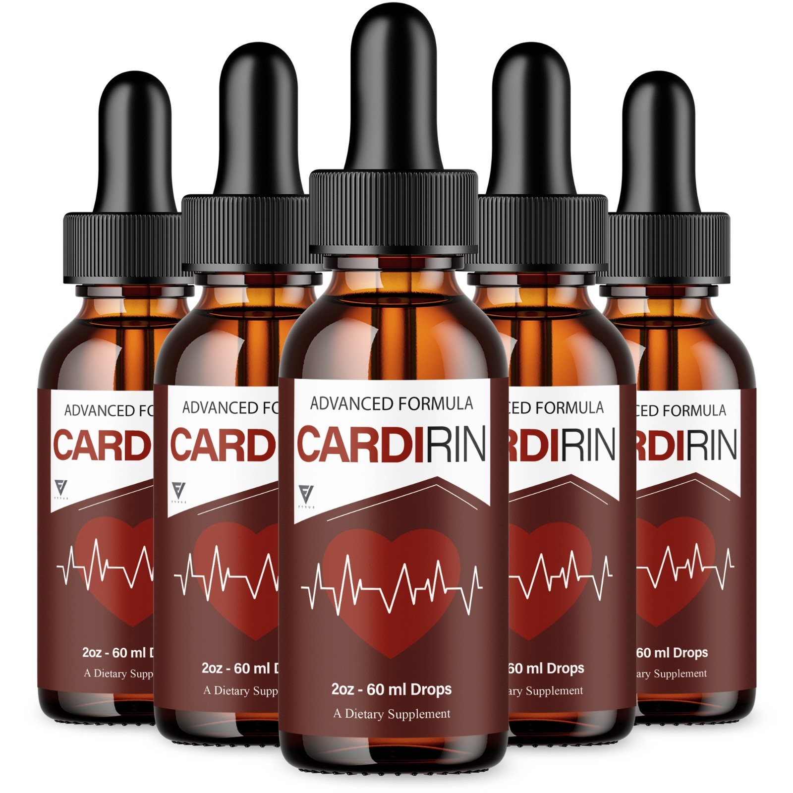 (5 Pack) Cardirin Overall Health Wellness Formula, Cardirins Supplement (10oz)