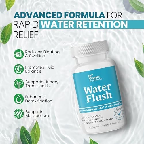Diuretic Water Pills & Thermogenic Fat Burner Bundle – 120 Caps