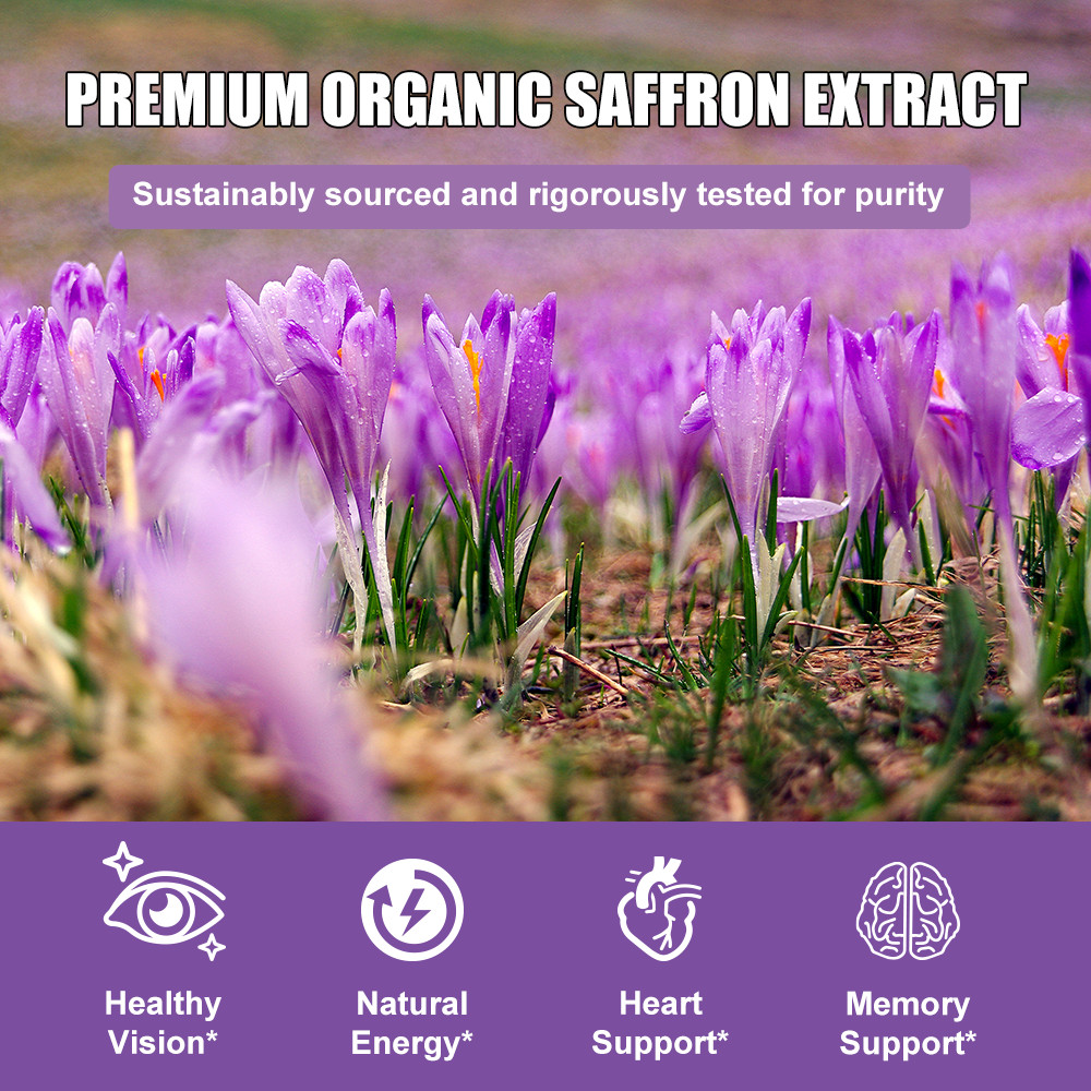 Saffron Extract, 88.5mg – Best All Natural Appetite Suppressant 240 Capsules