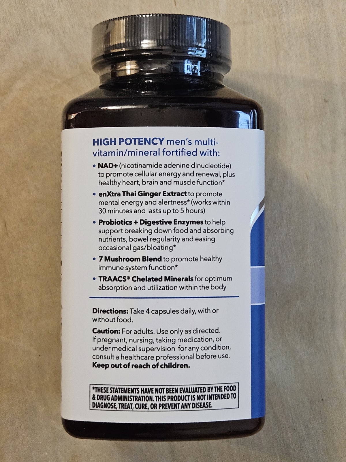 Life Seasons | Men’s High Potency Multivitamin | 120 Veg Caps | Exp 12/2028
