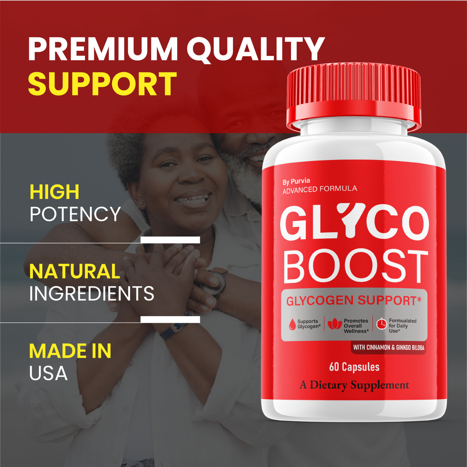 Glyco Boost Capsules for Overall Wellness Health Support Made in USA (5 Pack)