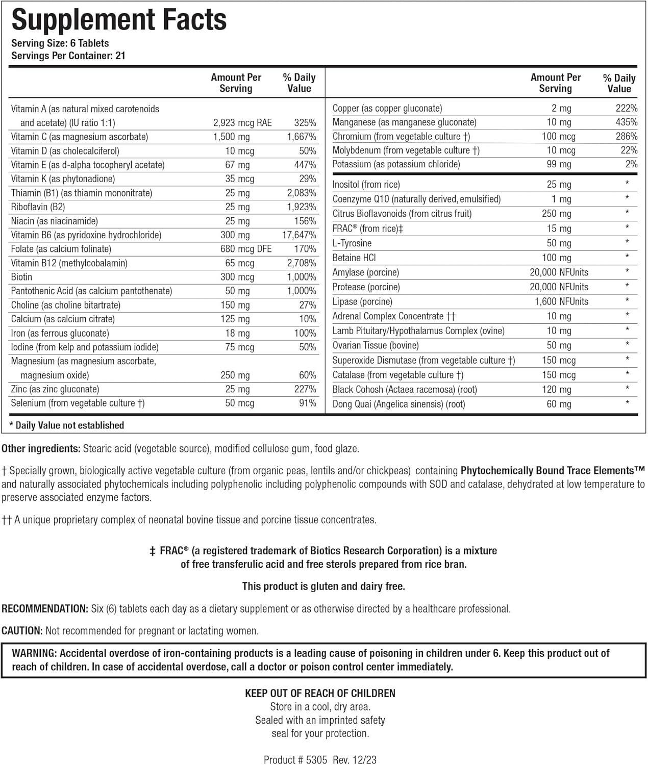 Biotics Research – Equi-Fem (126tabs)