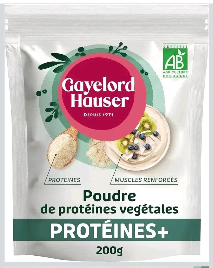 GAYELORD HAUSER – Organic Plant Protein Powder – 200 g – 16 g Protein per Servin
