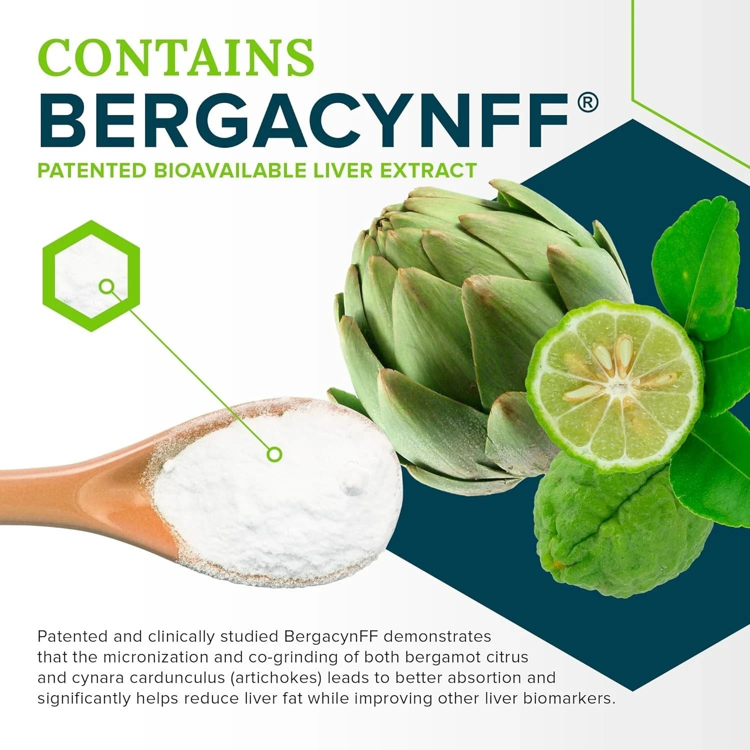 Everyday Liver Vitamin – Liver Cleanse Detox & Repair with Bergacyn FF Organic