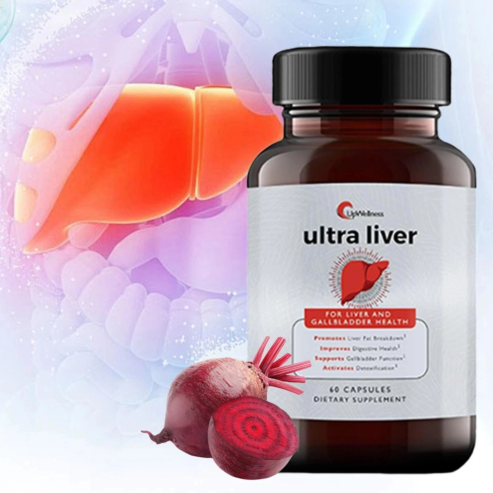UpWellness Ultra Liver and Supplement made for Liver Health Health Gallbladde…