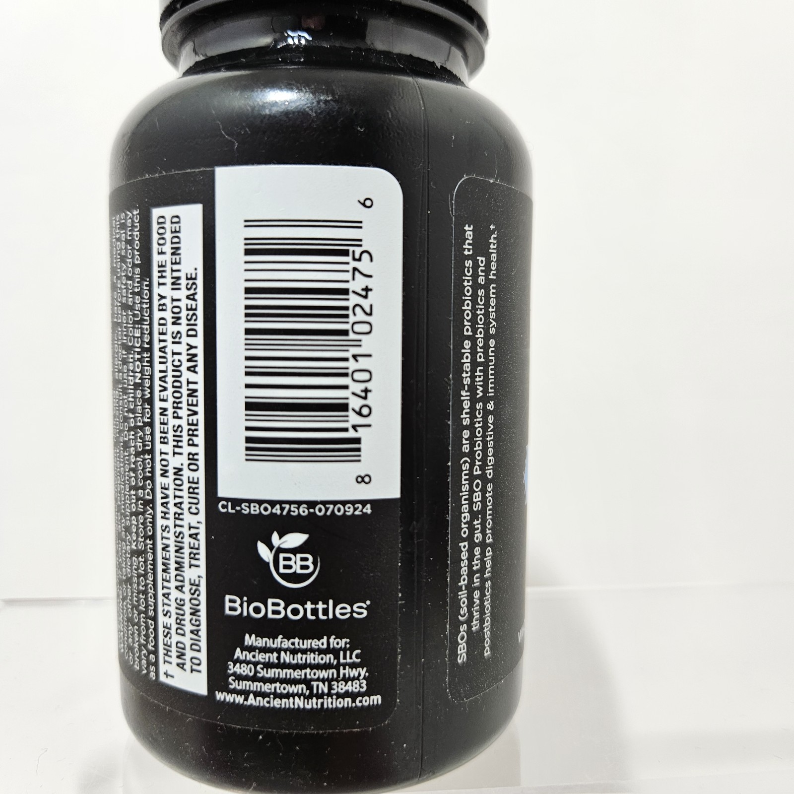 Ancient Nutrition SBO Probiotics Ultimate 50 Billion CFU 60 Capsules Exp 09/2027