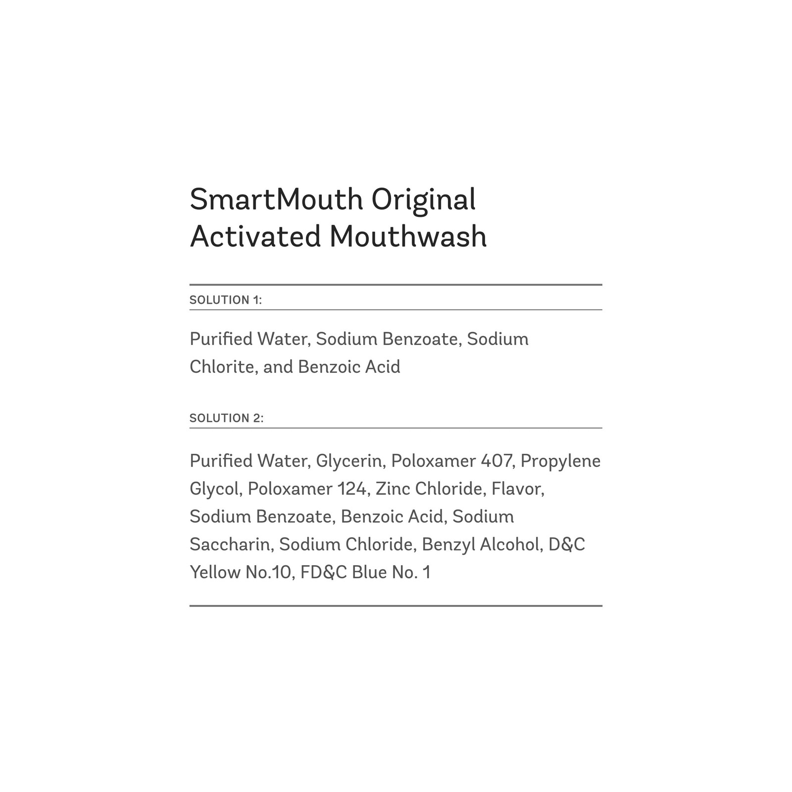 SmartMouth Original Zinc Activated Mouthwash Single Packs 4 Fl Oz (Pack of 4)