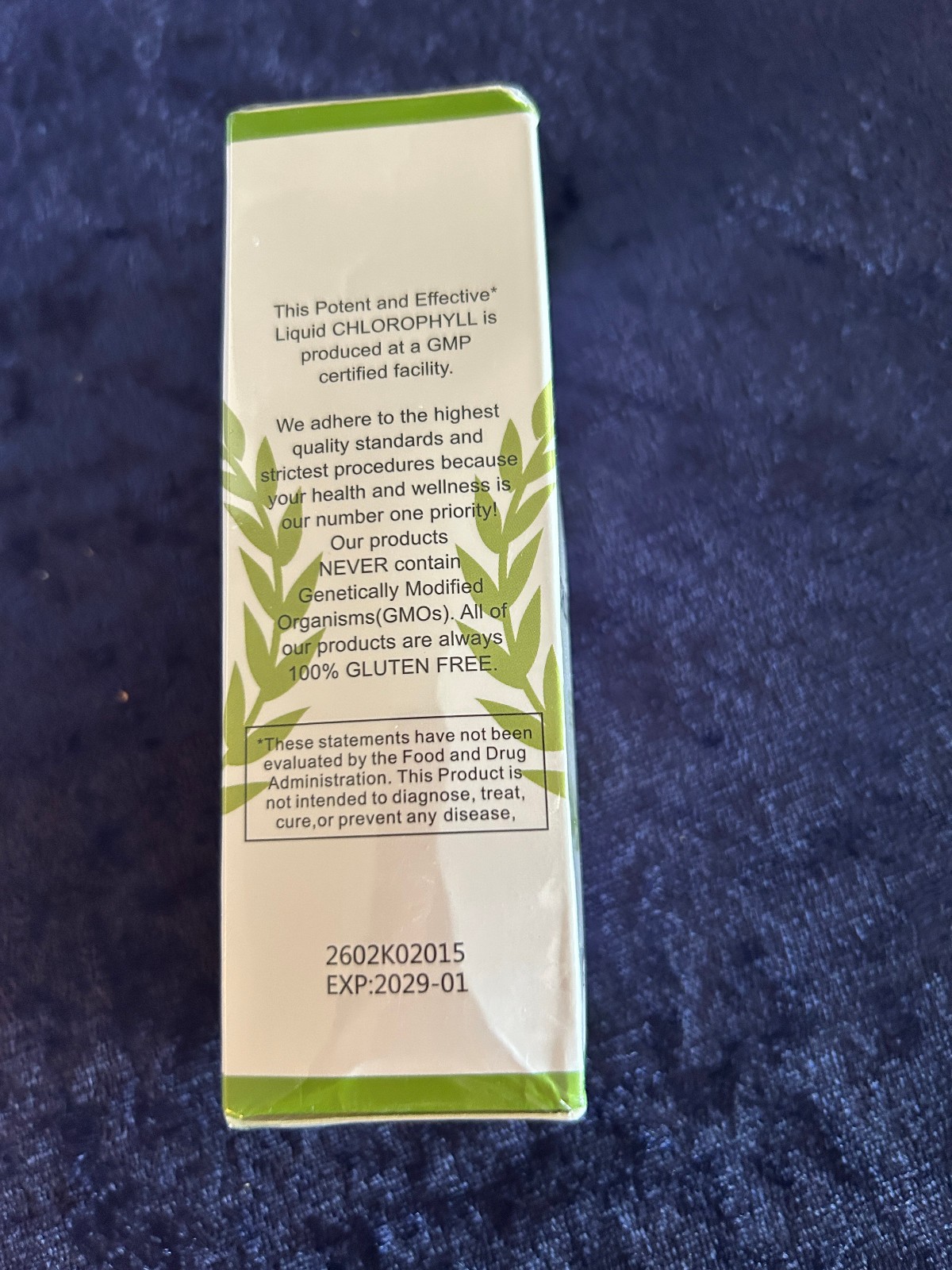 Benevolent Nourishment Liquid Chlorophyll Drops Dietary Supplement – NIB