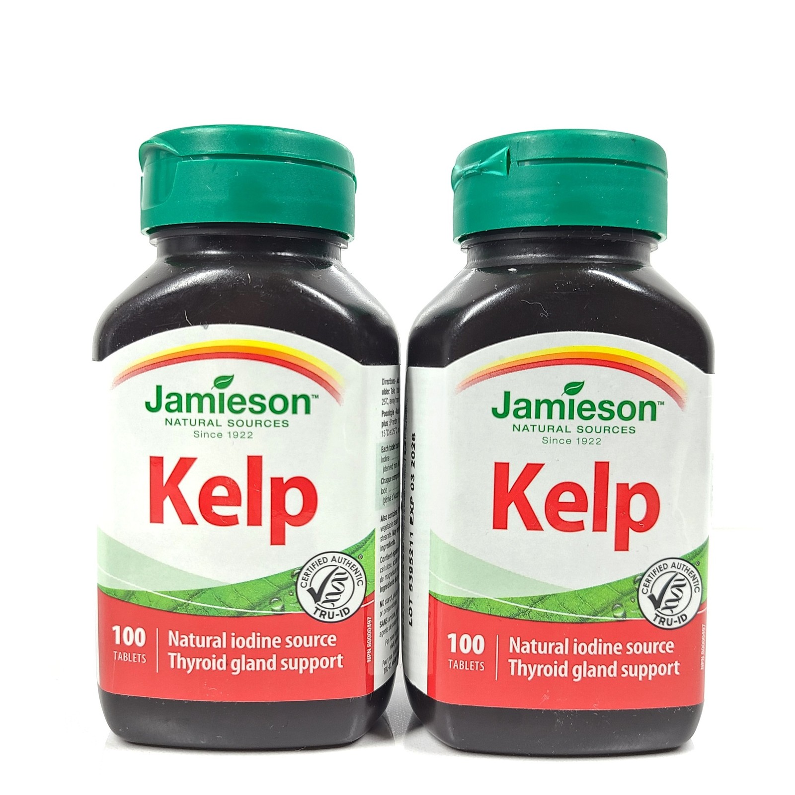 2 x 100 Ct Jamieson Kelp 650mg Health Immune Support 03/26