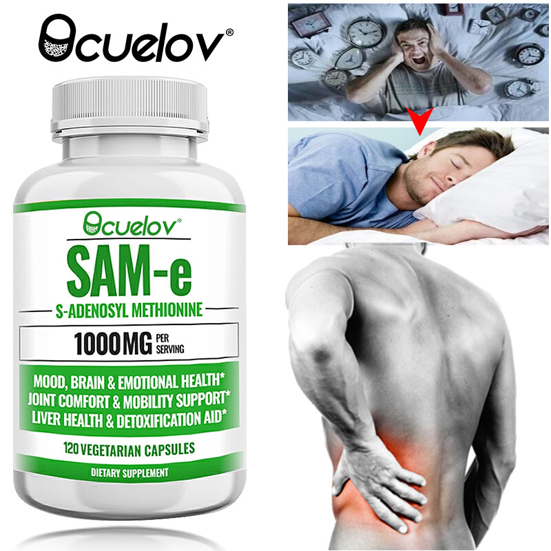SAM-e – S-adenosylmethionine 1000 Mg Capsules MOOD, BRAIN & EMOTIONAL HEALTH