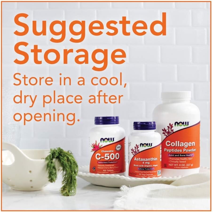 NOW Foods Zinc Gluconate, 50 mg, 100 Tablets