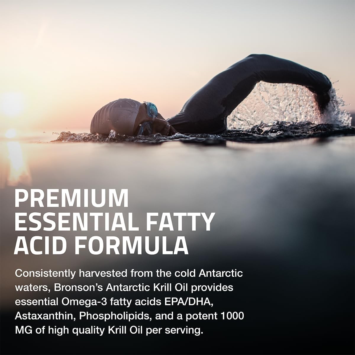 Antarctic Krill Oil 1000 mg, 120 Softgels | Omega-3s, Non-GMO, Gluten Free