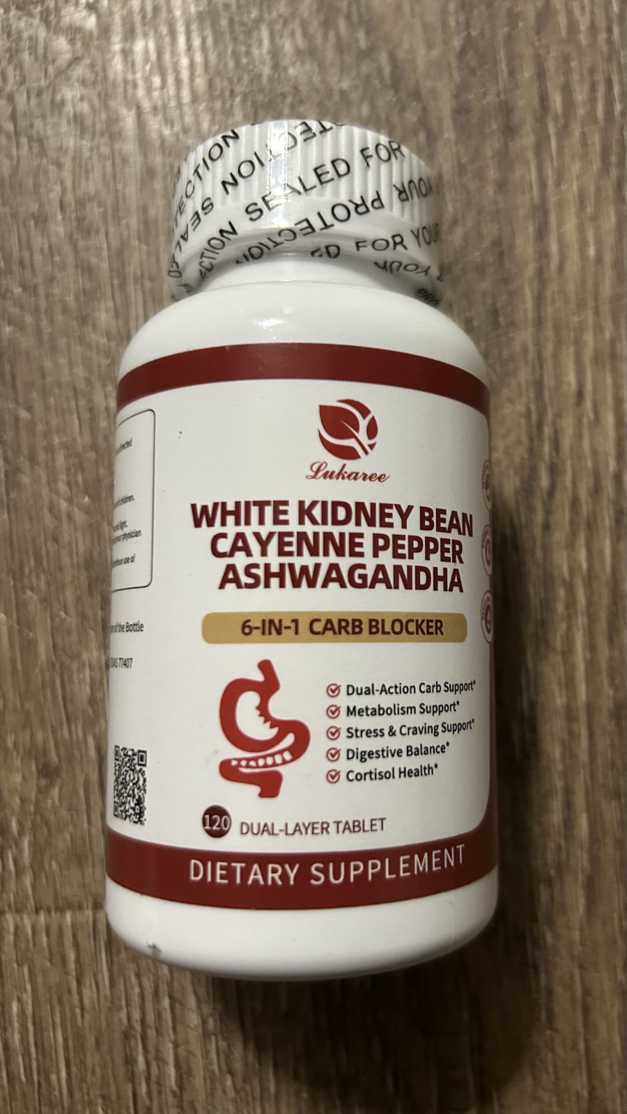 Lukaree White Kidney Bean Cayenne Pepper Ashwagandha