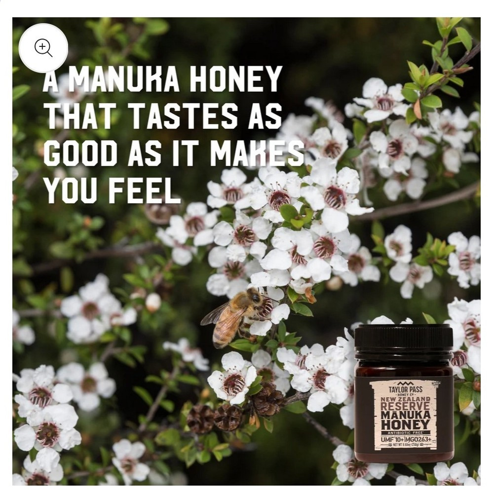 MANUKA HONEY 2 PACK UMF 10+ 8.8oz ea Total 17.6oz New Zealand Taylor Pass