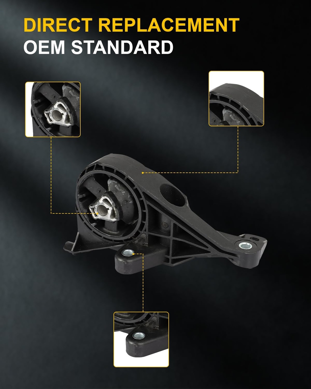 OCPTY Engine Motor Mount and Transmission Mount Set Compatible for Cadillac S…