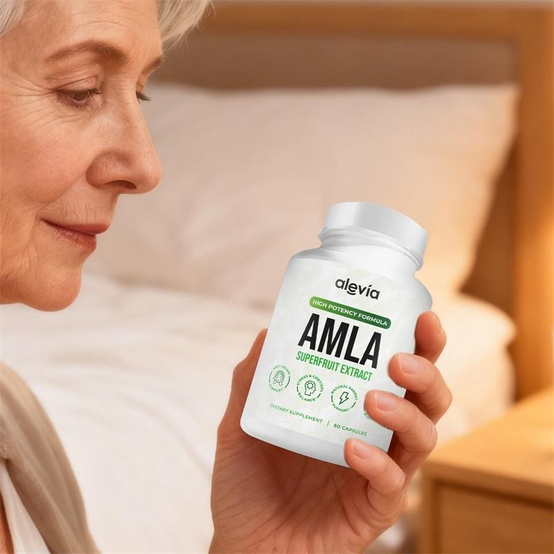 Organic Amla Capsules 1000mg – Indian Gooseberry Amla Fruit Supplement