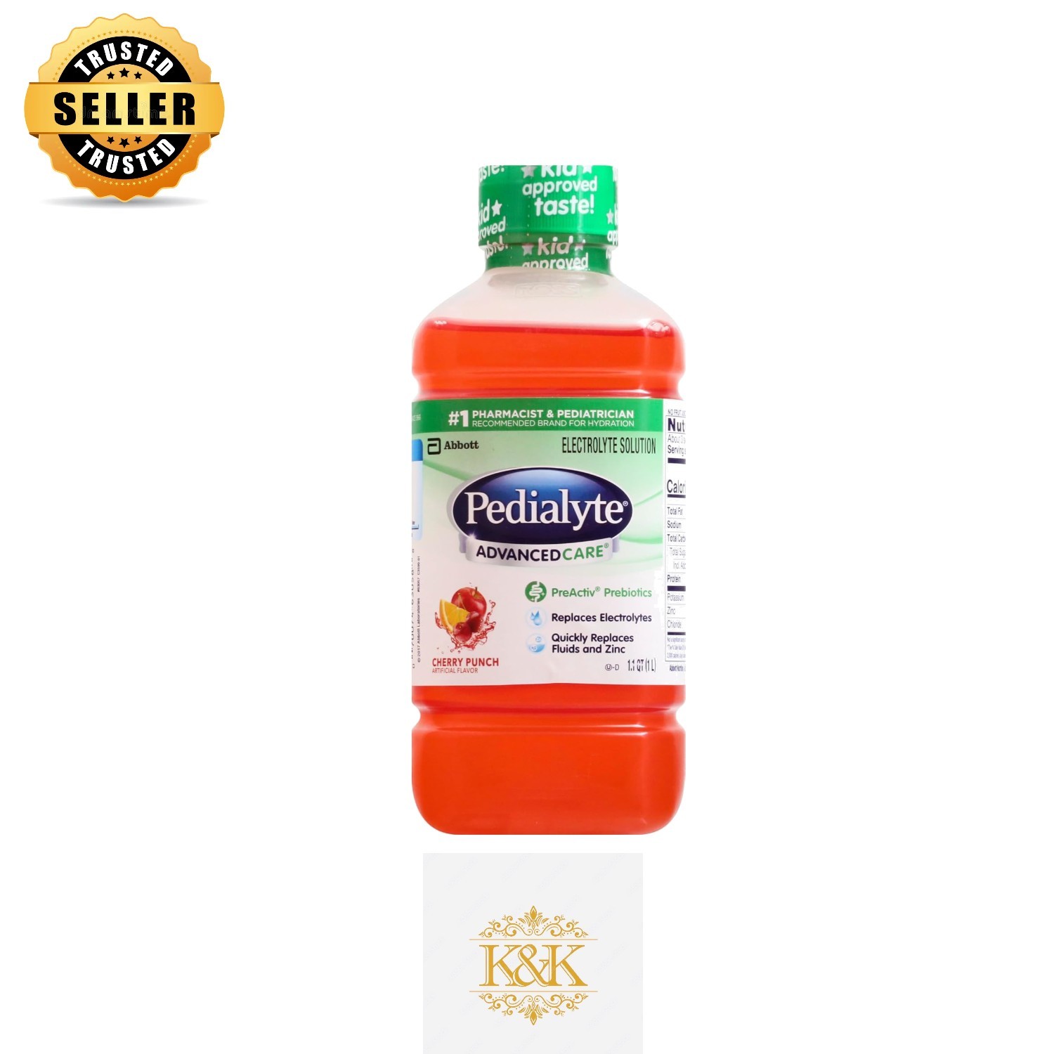 Hydration for All Ages: 33.8 Fl Oz AdvancedCare Electrolyte Drink – Cherry Punch