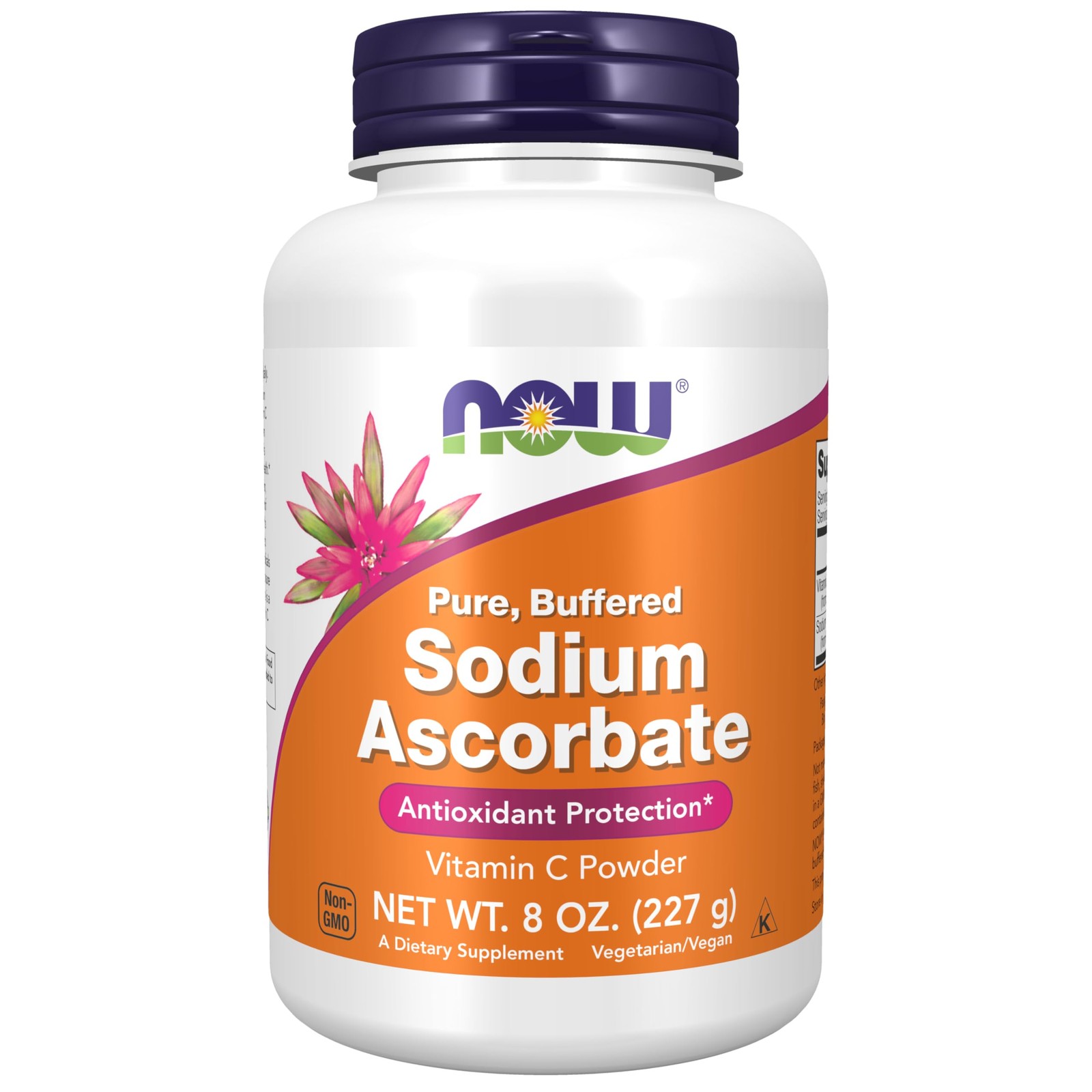 NOW Supplements, Sodium Ascorbate Powder, 8 Ounce White/Yellow