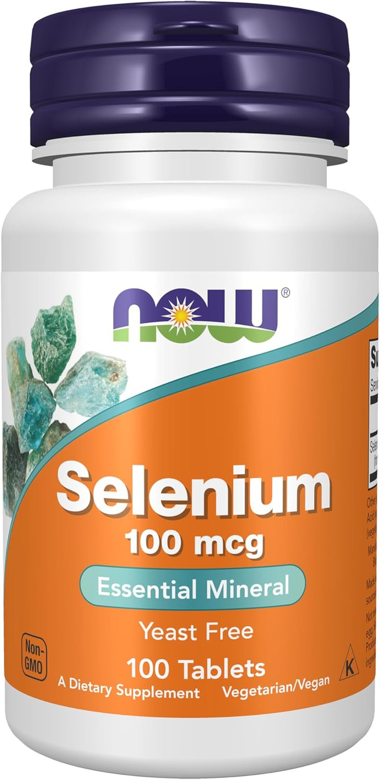 Supplements Selenium 100 mcg Essential Mineral Antioxidant 100 Tablets