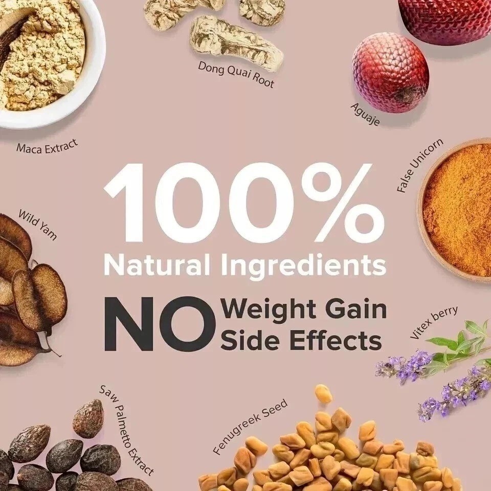 Thick Butt Thighs Hips Weight Gain – 60 Capsules for woman Curves & Body Shaping