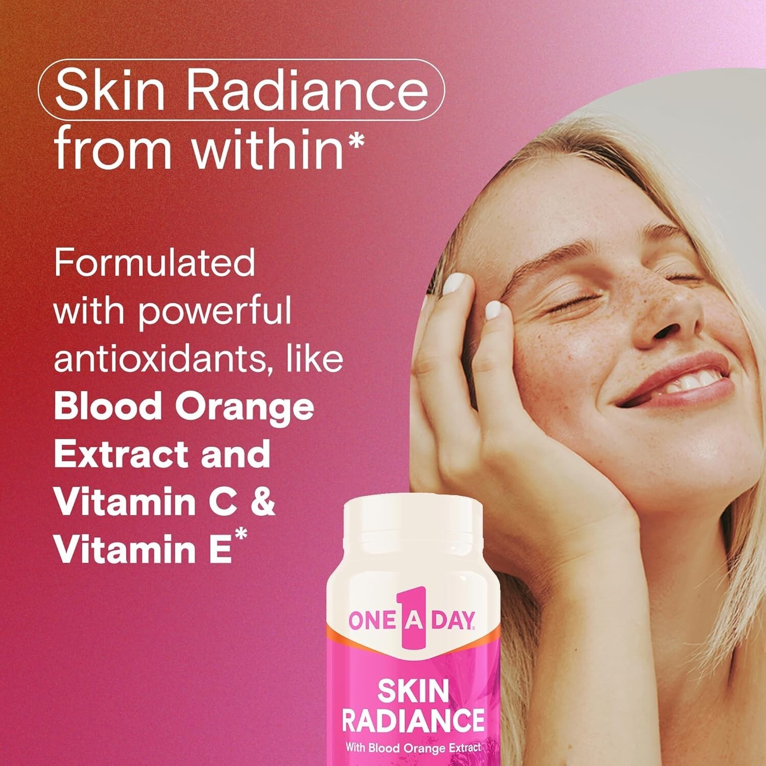 One A Day Skin Radiance Dietary Supplement (5-Pack) -30 Capsules – Exp 03/2026