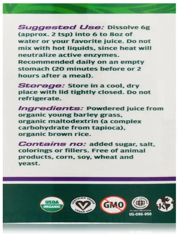 Green Foods – Green Magma Barley Grass Juice Powder 10.6 oz Each (Pack of 2)
