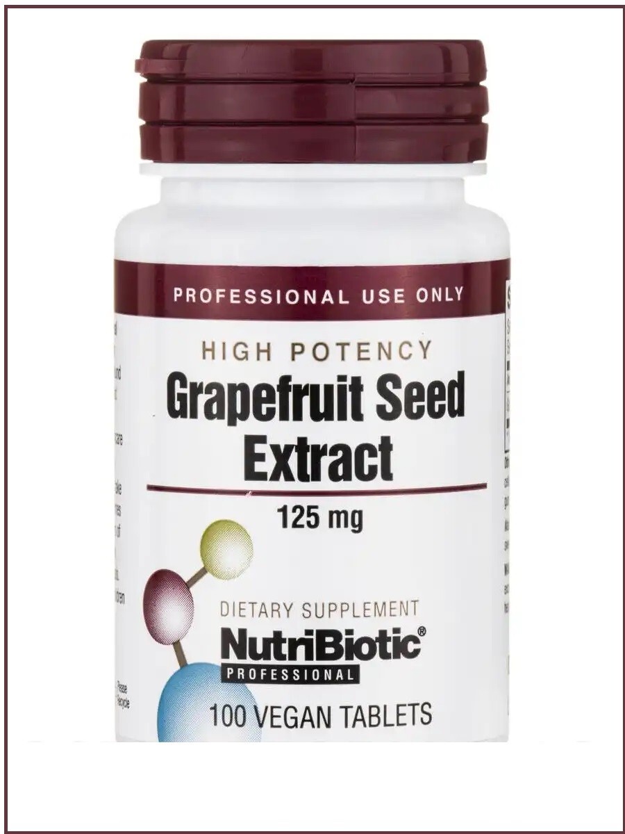 Nutribiotic – Grapefruit Seed Extract Tablets, 125 mg – 100 tablets EXP 02/28/28