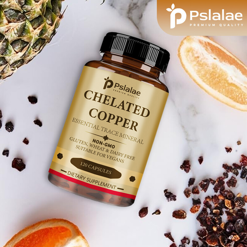 Chelated Copper – Essential Trace Mineral, Vegetarian, Non-GMO, Gluten Free
