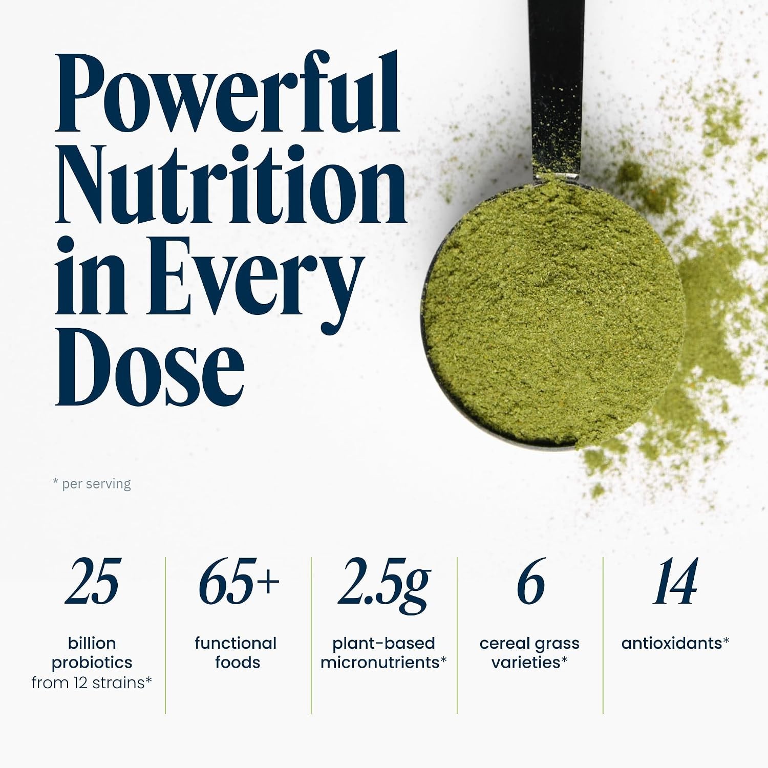 Green Vibrance Superfood Powder 30 Servings 25 Billion Probiotics Vibrant Health