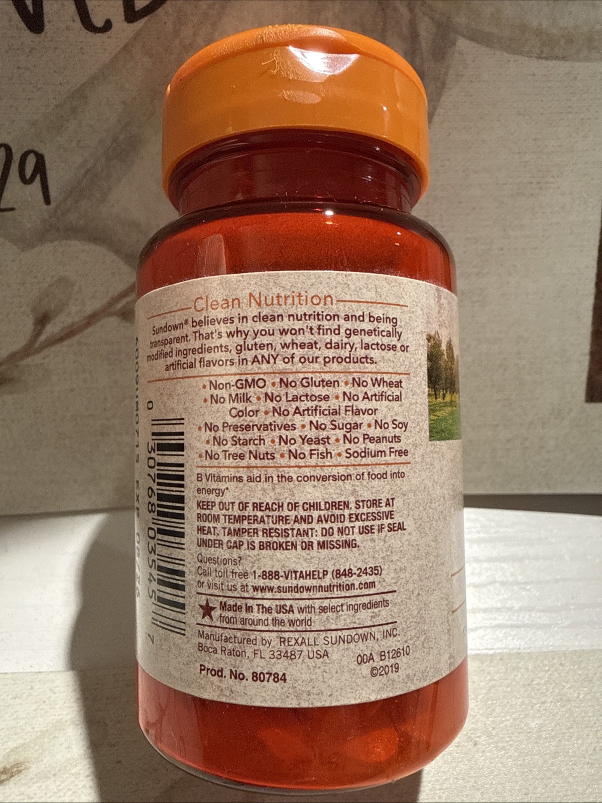 SUNDOWN Timed Release B12 1000 Mcg, For Energy Support – 120 Tabs – Exp 08/26