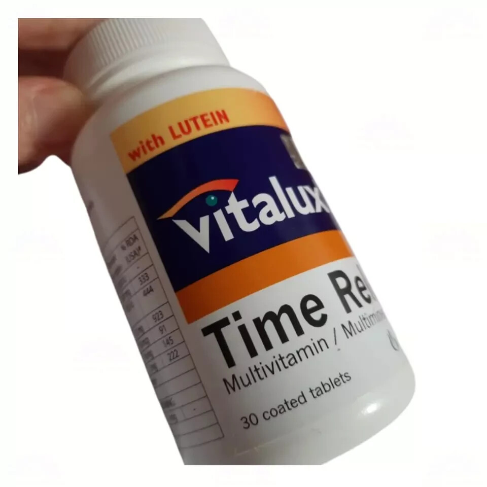 NEW! VITALUX Plus Time Release Multivitamin & Multimineral 30’s Free Shipping