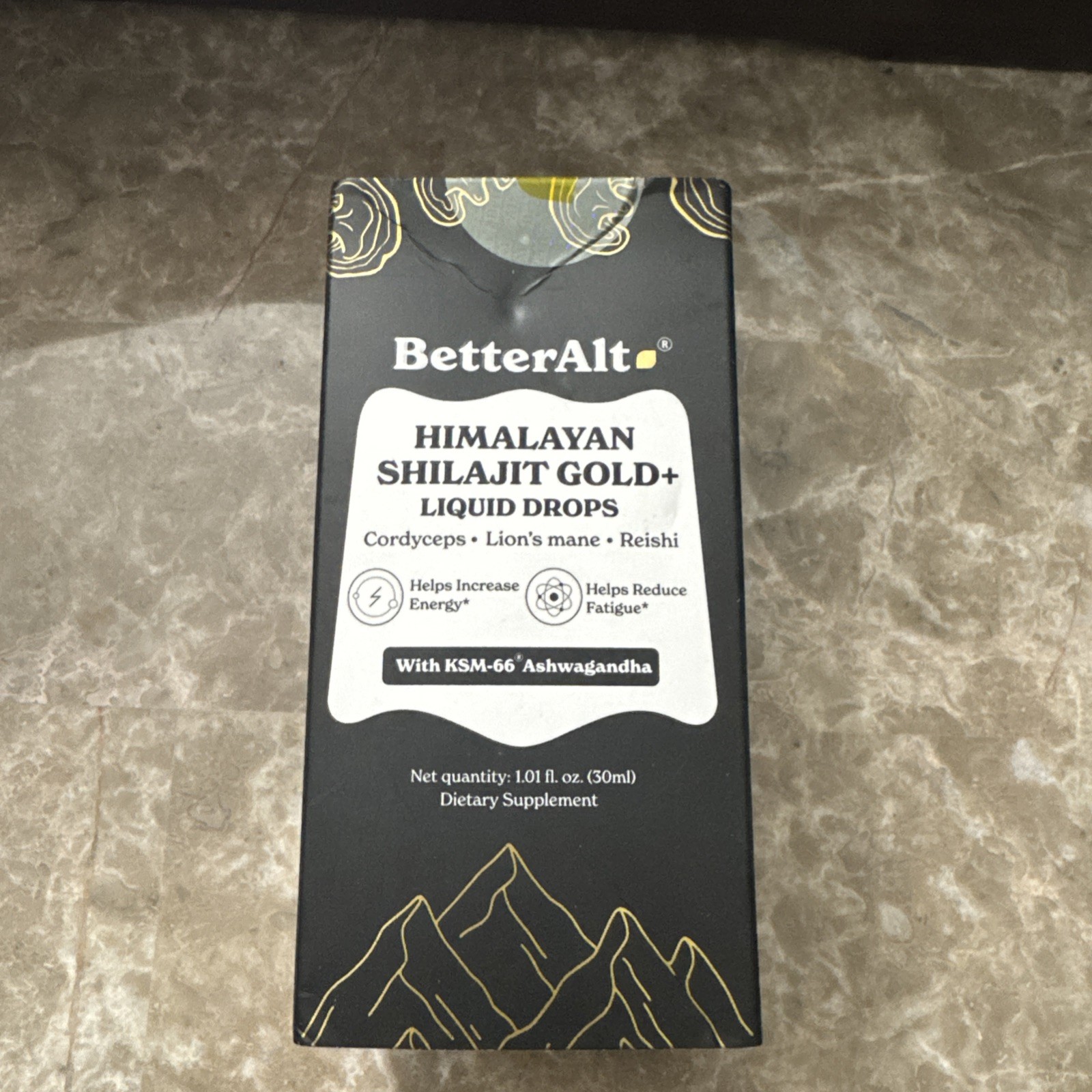 BetterAlt Himalayan Shilajt Gold+ Liquid Drops, 1.01fl oz exp Dec 2026
