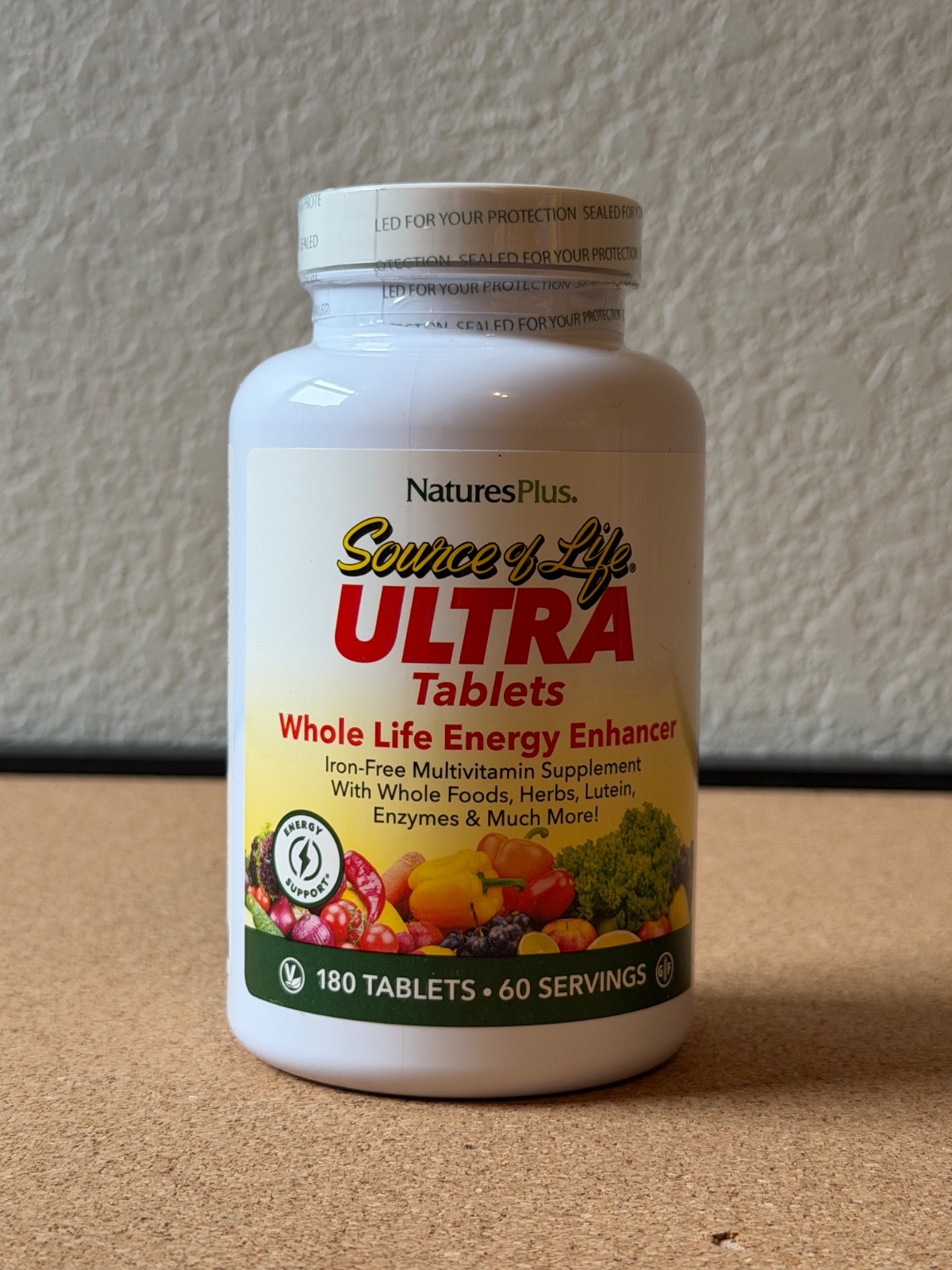 Nature’s Plus Ultra Source of Life Multi-Vitamin Supplement – 180 Tablets