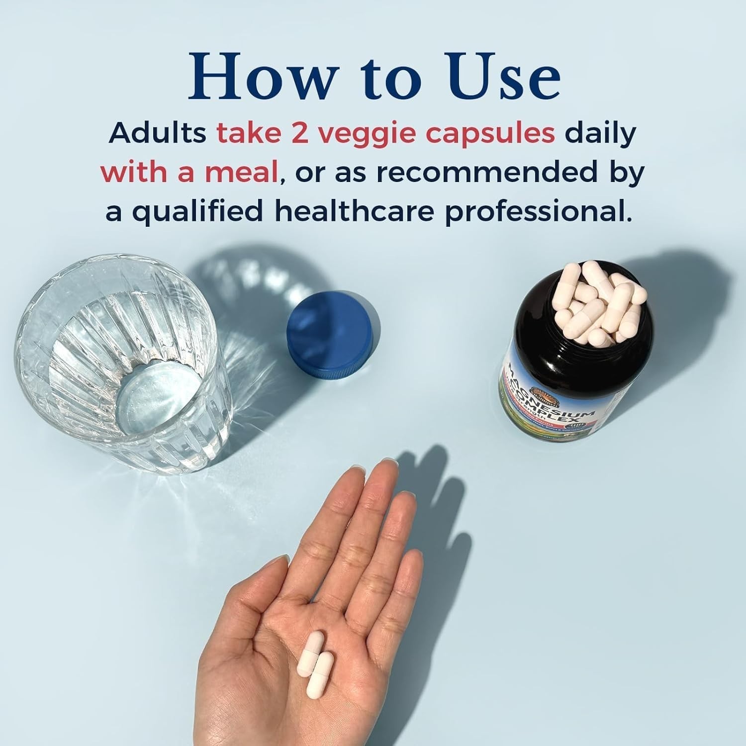 «Vitalitown 10 in 1 Magnesium Complex Supplement – 400mg 90 Count (Pack of 1) «