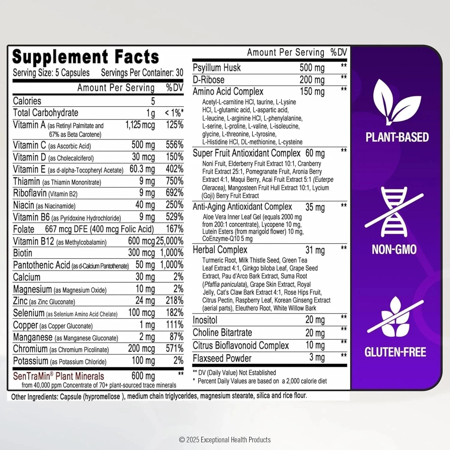 3 Packs Immuno 150, Immune Support Supplement, Packed with 70 Plant Minerals