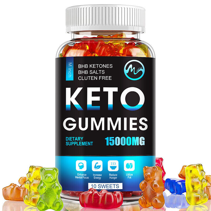 Keto ACV BHB Gummies for Fat Burn Weight Loss Detox Keto Diet Gummies (60PCS)