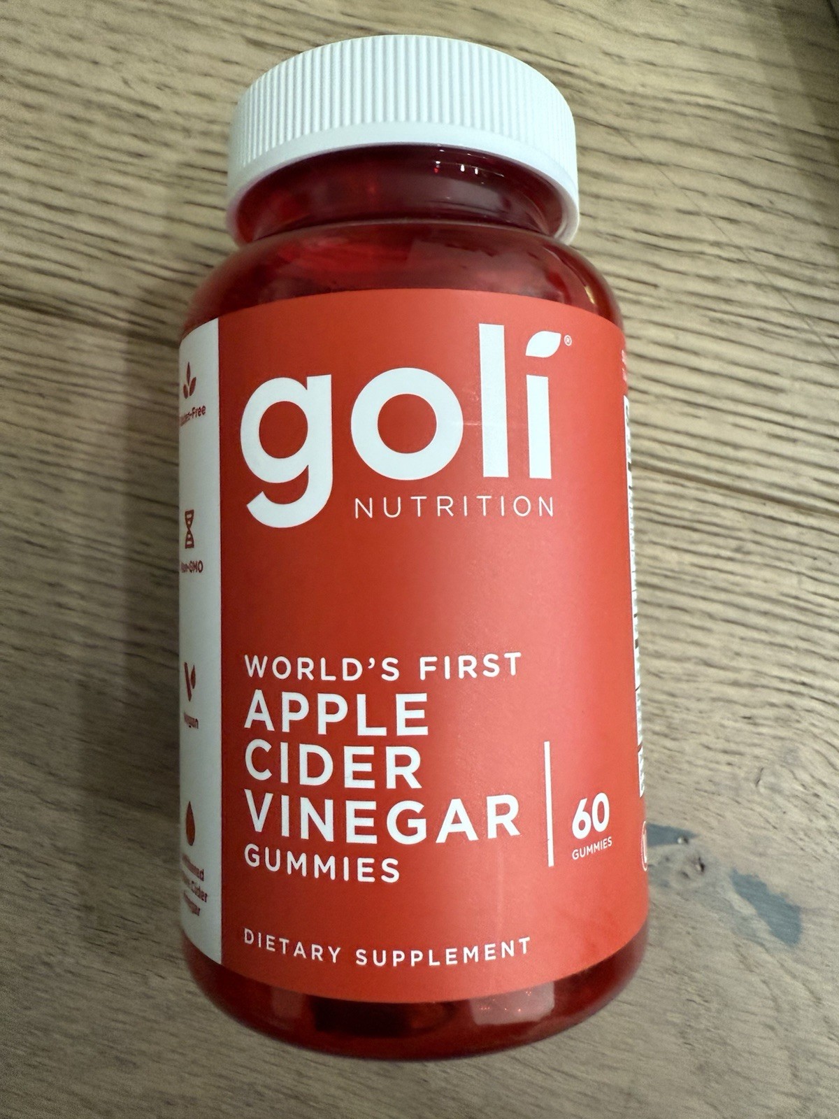 Goli Nutrition Apple Cider Vinegar Gummies – 60 count – Worldwide